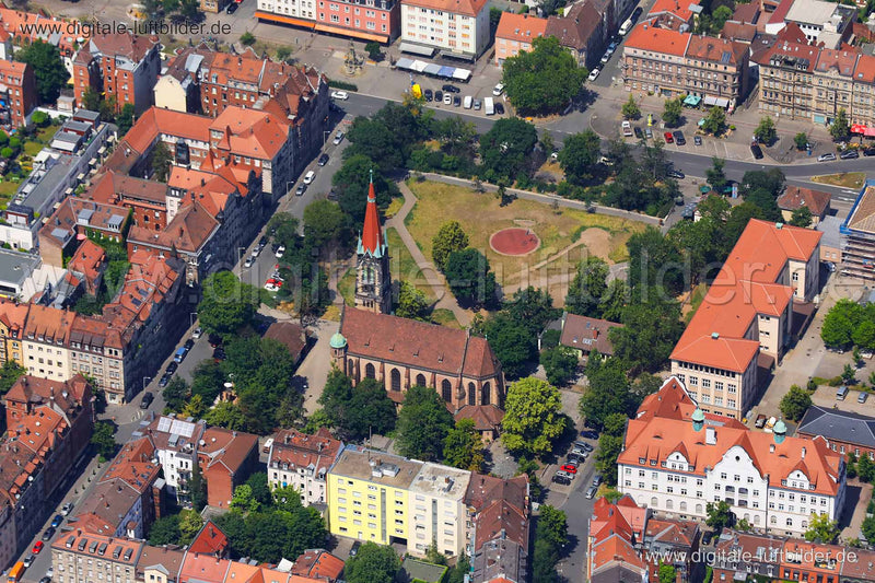 Luftaufnahme Veit-Stoß-Platz in Nürnberg | Mittelfranken, Bayern