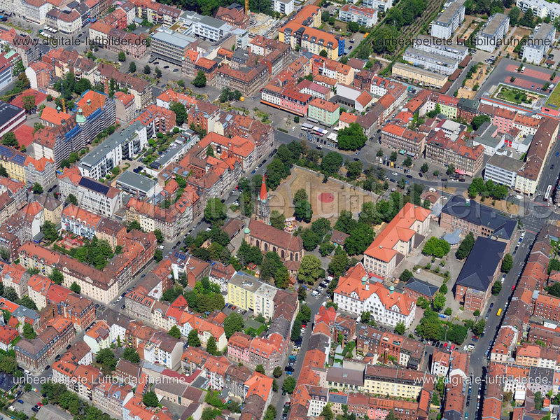 Luftaufnahme Veit-Stoß-Platz in Nürnberg | Mittelfranken, Bayern
