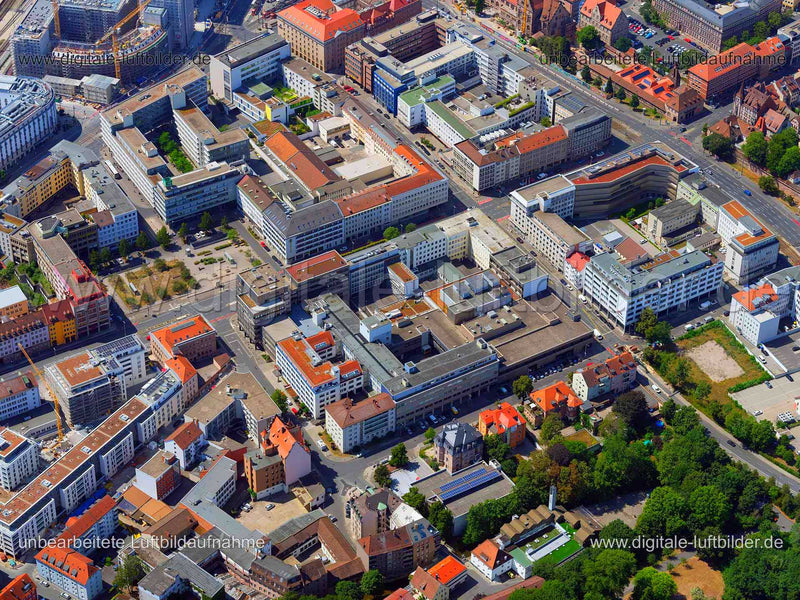 Luftaufnahme Verlagshaus Nürnberg Presse in Nürnberg | Mittelfranken, Bayern