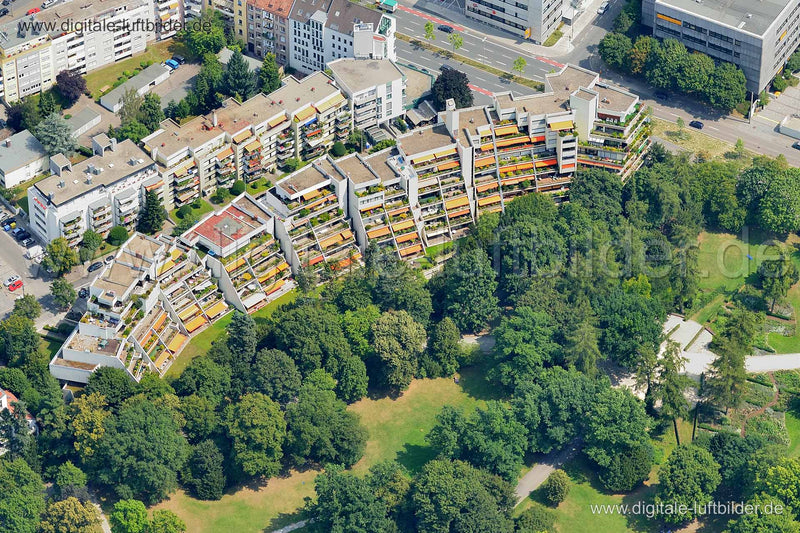 Luftaufnahme Virchowstraße in Nürnberg | Mittelfranken, Bayern