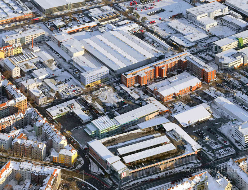 Luftaufnahme Vogelweiherstraße in Nürnberg | Mittelfranken, Bayern