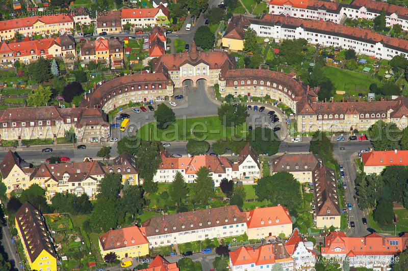 Luftaufnahme Volckamer Platz in Nürnberg | Mittelfranken, Bayern