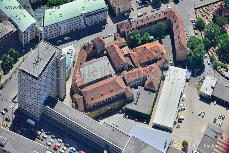 Luftaufnahme Volksbad in Nürnberg | Mittelfranken, Bayern