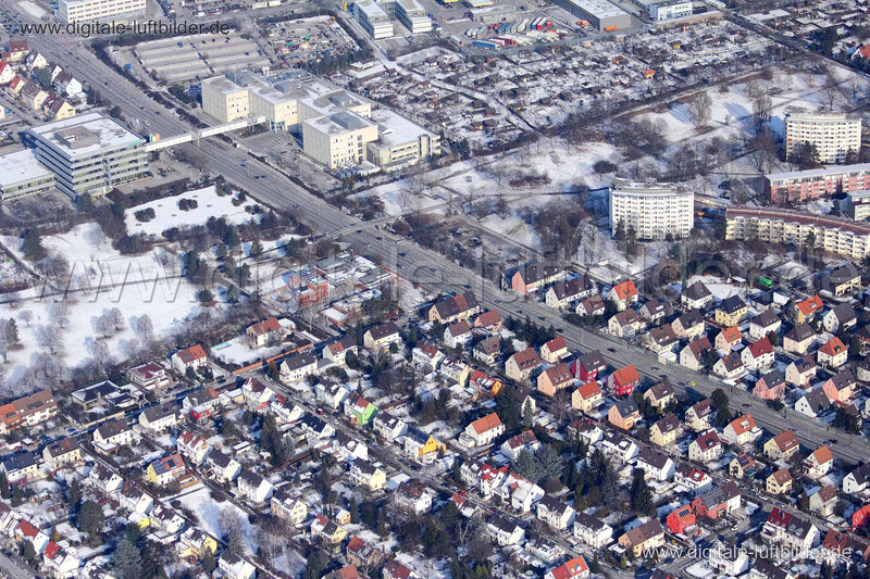 Luftaufnahme Von-der-Tann-Straße in Nürnberg | Mittelfranken, Bayern