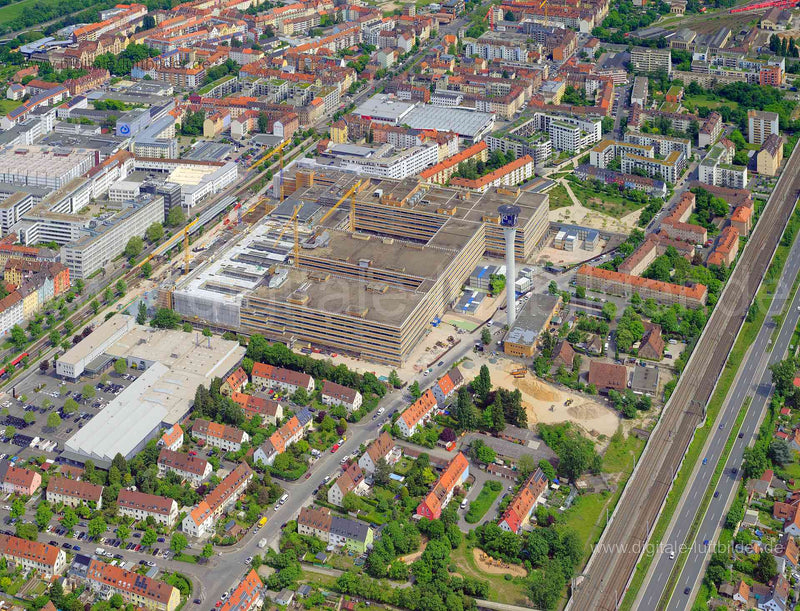Luftaufnahme ehem. Quelle in Nürnberg | Mittelfranken, Bayern