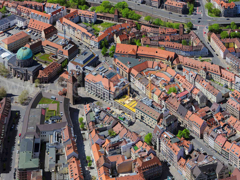 Luftaufnahme Weißer Turm in Nürnberg | Mittelfranken, Bayern