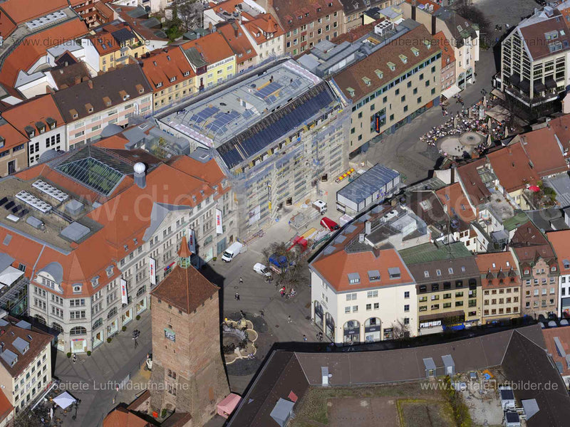 Luftaufnahme Ludwigsplatz in Nürnberg | Mittelfranken, Bayern