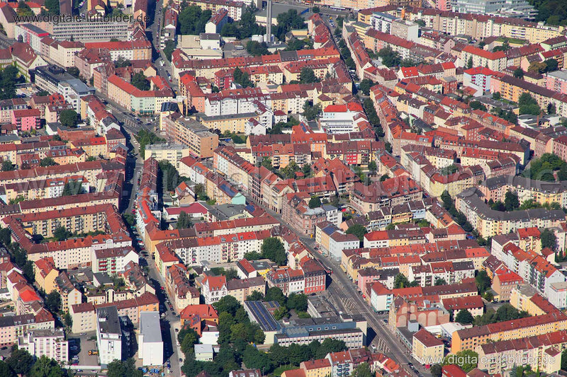 Luftaufnahme Welserstraße in Nürnberg | Mittelfranken, Bayern