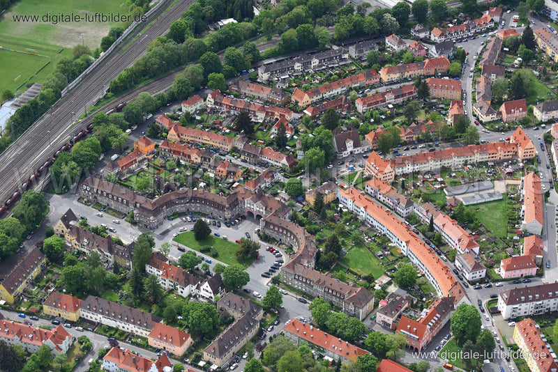 Luftaufnahme Werderau in Nürnberg | Mittelfranken, Bayern