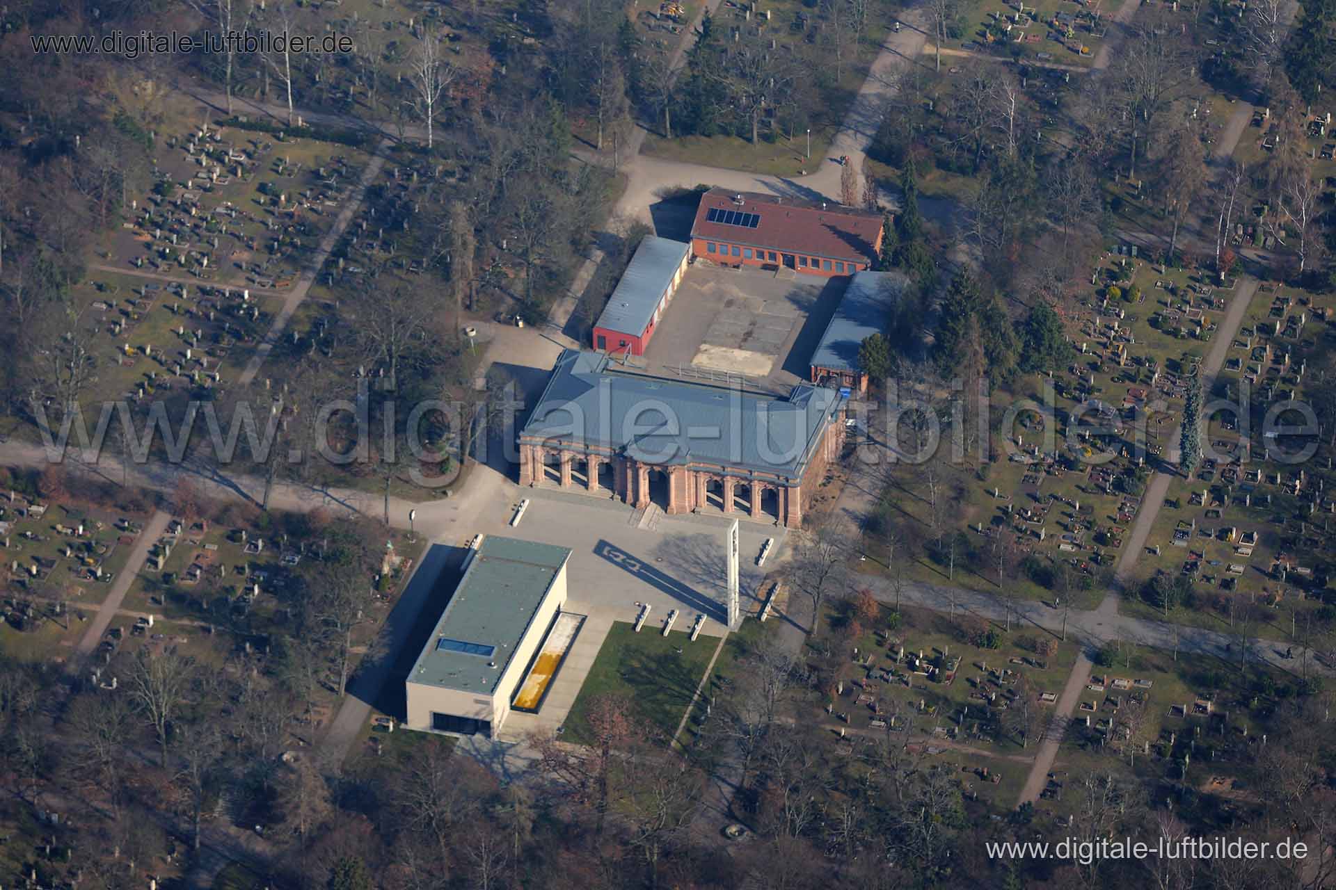 Titel: Westfriedhof, Bildnummer: cb89910, Ort / Stadt: Nürnberg, (Land)Kreis: kreisfreie Stadt Nürnberg, Regierungsbezirk: Mittelfranken, Bundesland: Bayern, Aufnahmedatum: 09.03.2014, Schlagwörter: Luftbild, Luftbilder, Luftbildfotografie, Luftaufnahme, Luftbildaufnahme, Luftfoto, Vogelperspektive, Vogelansicht, Deutschland, Schräg- und Senkrecht-Luftaufnahmen, Orthofotografie, Westfriedhof, Krematorium, Friedhof, Monat: März, Jahreszeit: Winter, Tageszeit: Früh, Jahr: 2014, Flug ID: 20140309,
