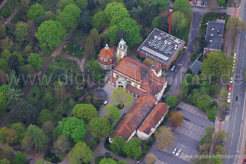 Luftaufnahme Westfriedhof in Nürnberg | Mittelfranken, Bayern