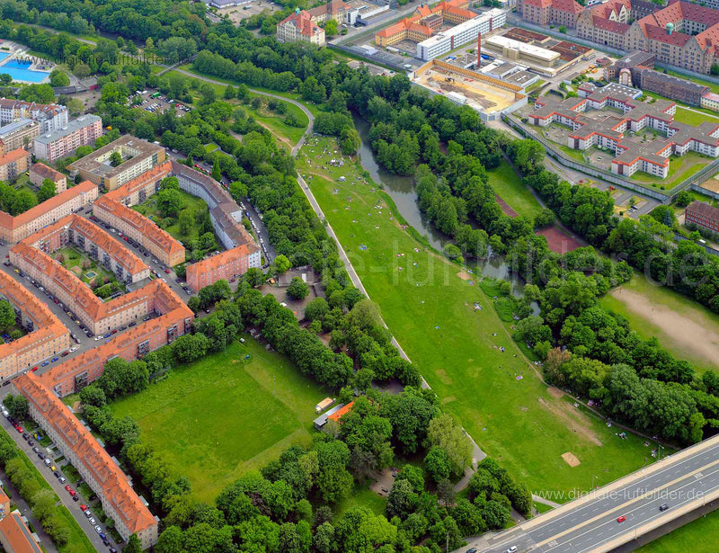 Luftaufnahme Wiesengrund in Nürnberg | Mittelfranken, Bayern