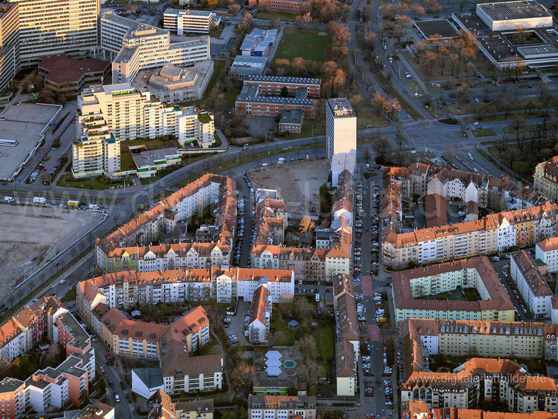 Luftaufnahme Wilhelm-Spaeth-Straße in Nürnberg | Mittelfranken, Bayern