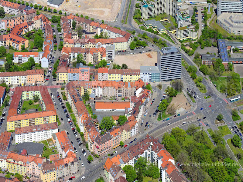 Luftaufnahme Wilhelm-Spaeth-Straße in Nürnberg | Mittelfranken, Bayern