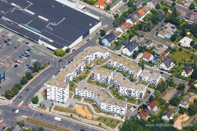 Luftaufnahme Wilhelmshavener Straße in Nürnberg | Mittelfranken, Bayern