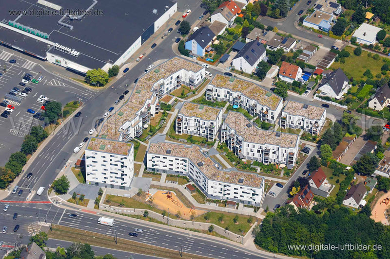 Luftaufnahme Wilhelmshavener Straße in Nürnberg | Mittelfranken, Bayern