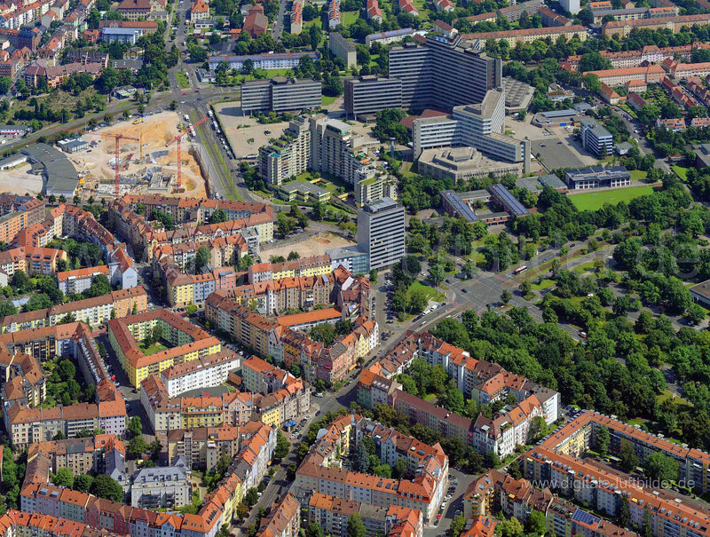 Luftaufnahme Wodanstraße in Nürnberg | Mittelfranken, Bayern