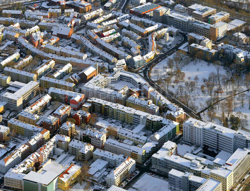 Luftaufnahme Wöhrd in Nürnberg | Mittelfranken, Bayern
