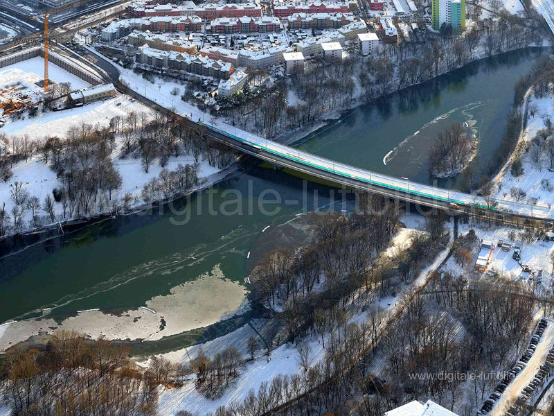 Luftaufnahme Wöhrder See in Nürnberg | Mittelfranken, Bayern