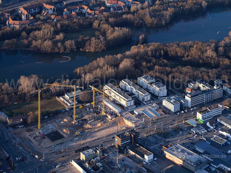Luftaufnahme Wöhrder See in Nürnberg | Mittelfranken, Bayern