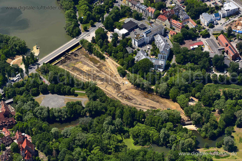 Luftaufnahme Wöhrder See in Nürnberg | Mittelfranken, Bayern