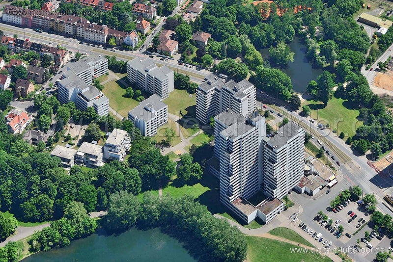 Luftaufnahme Wohnanlage Norikus in Nürnberg | Mittelfranken, Bayern