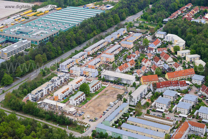 Luftaufnahme Wohnsiedlung bei Gleiwitzer Straße in Nürnberg | Mittelfranken, Bayern