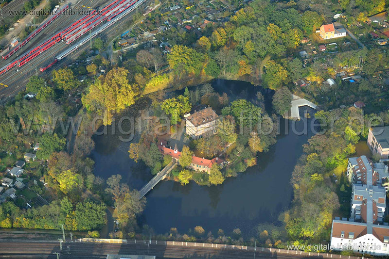Luftaufnahme Zeltnerschloss in Nürnberg | Mittelfranken, Bayern