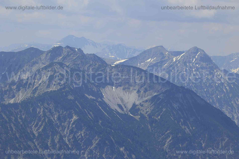 Luftaufnahme Alpenvorland in Oberammergau | Oberbayern, Bayern