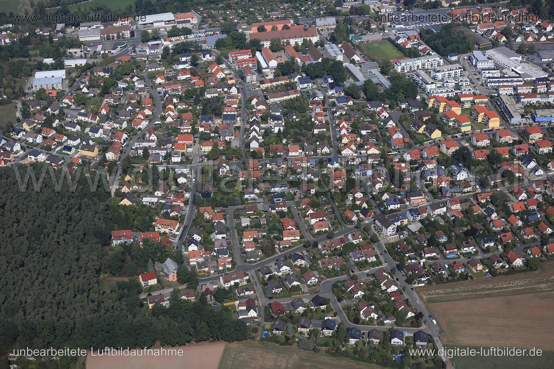 Luftaufnahme Oberasbach in Oberasbach | Mittelfranken, Bayern
