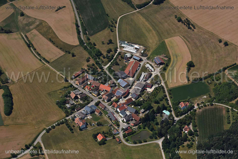 Luftaufnahme Obernzenn in Obernzenn | Mittelfranken, Bayern
