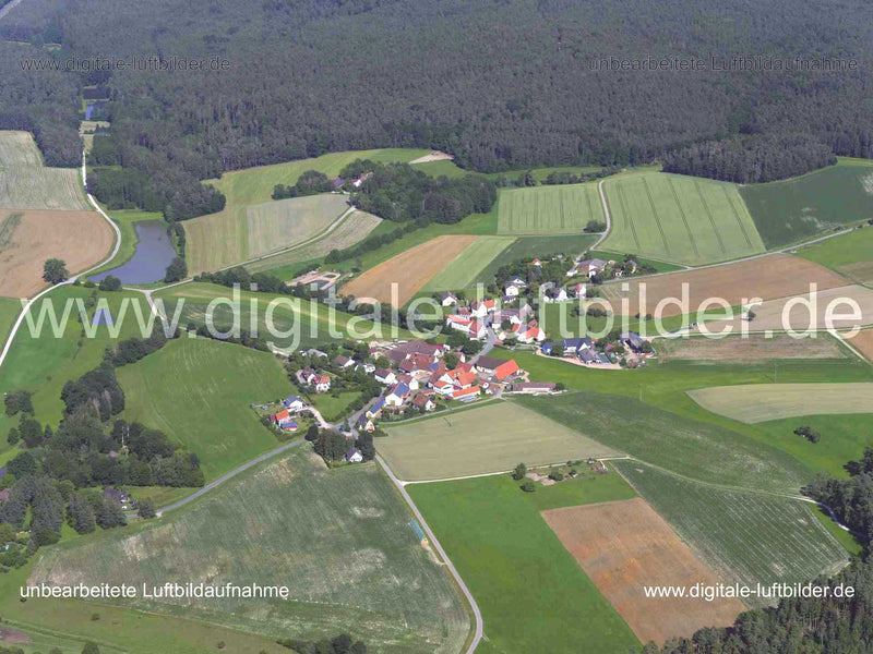 Luftaufnahme Oberstrahlbach in Oberstrahlbach | Mittelfranken, Bayern