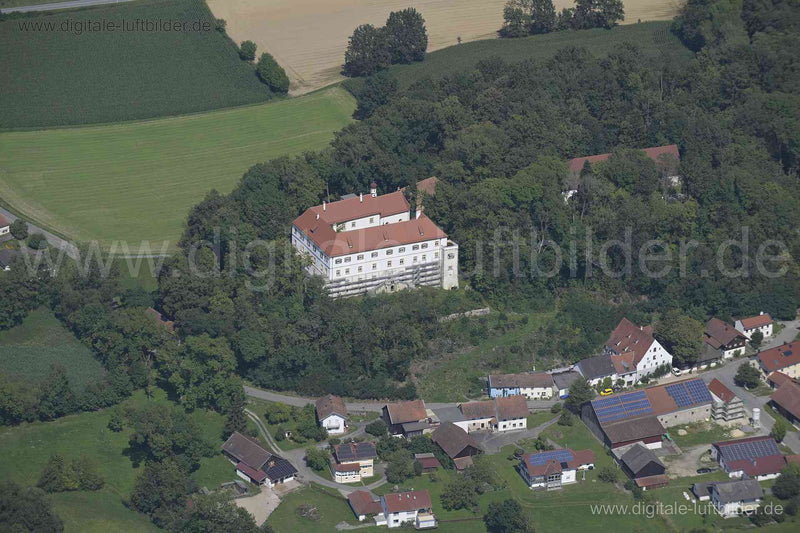 Luftaufnahme Schloss Offenberg in Offenberg | Niederbayern, Bayern