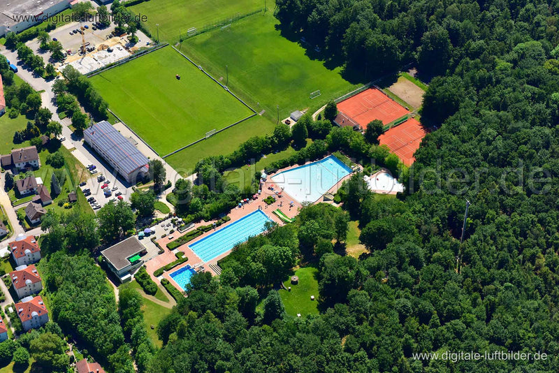 Luftaufnahme Freibad in Parsberg | Oberpfalz, Bayern