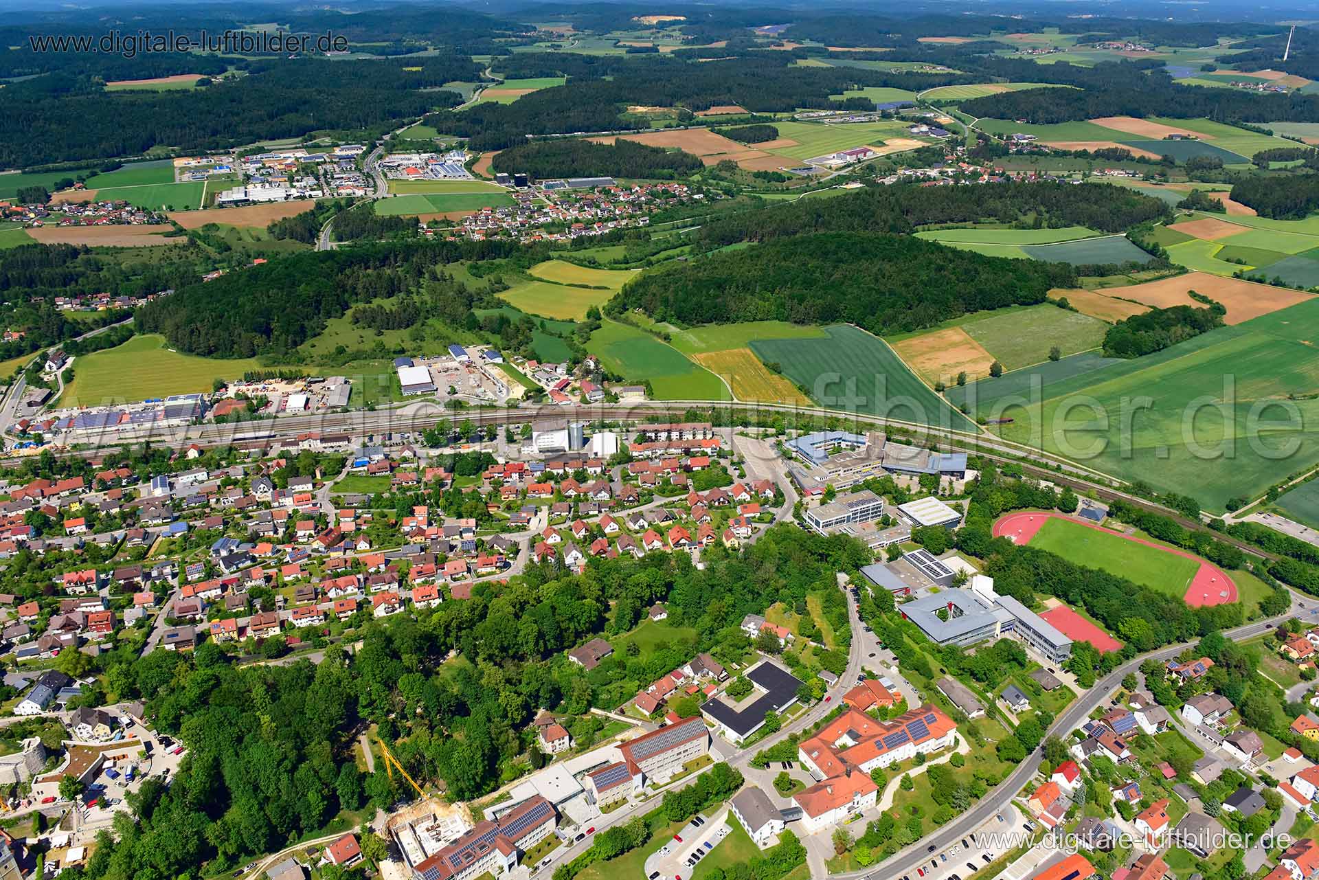 Luftaufnahme Parsberg in Parsberg | Oberpfalz, Bayern