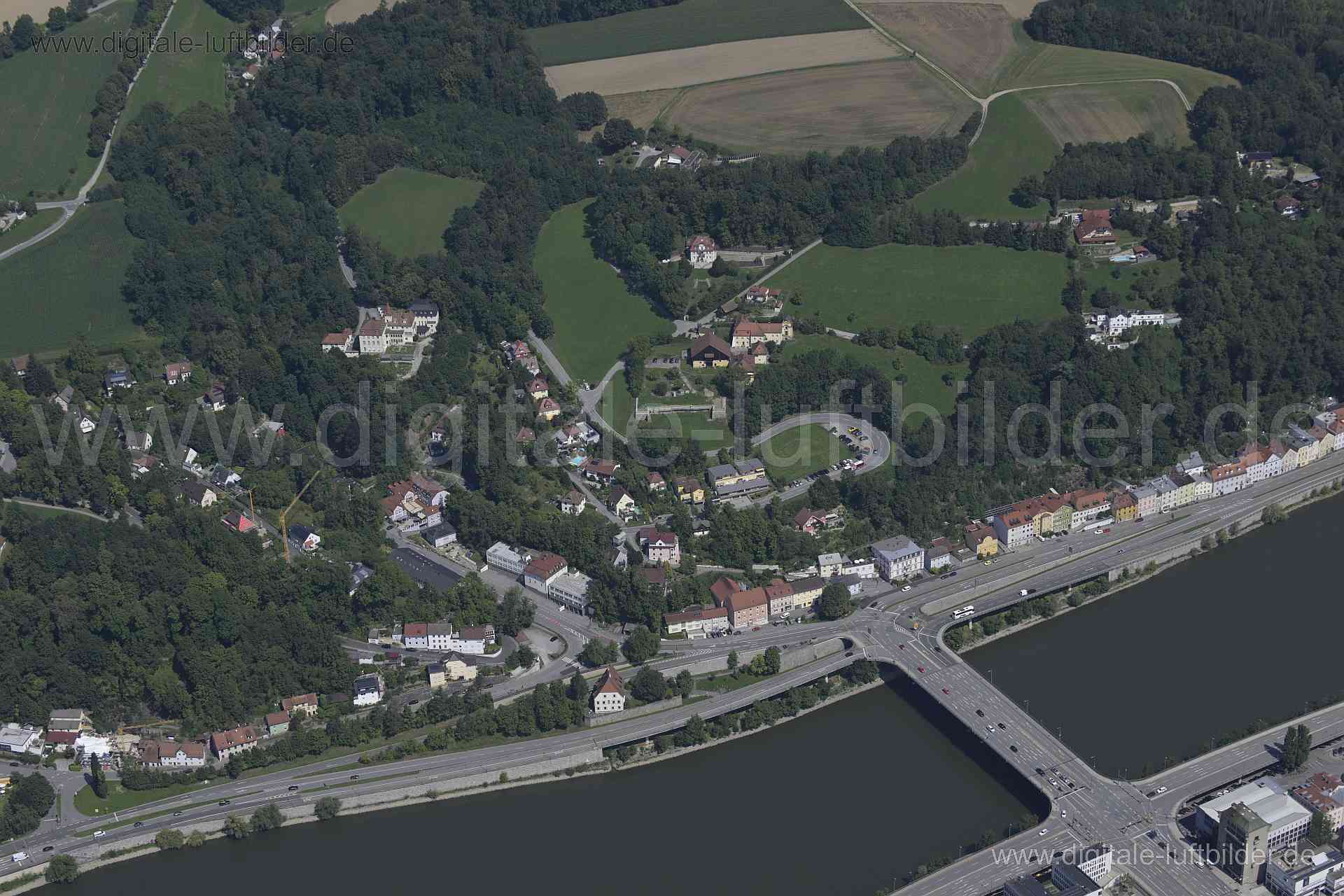 Luftaufnahme Hacklberg Passau in Passau | Niederbayern, Bayern