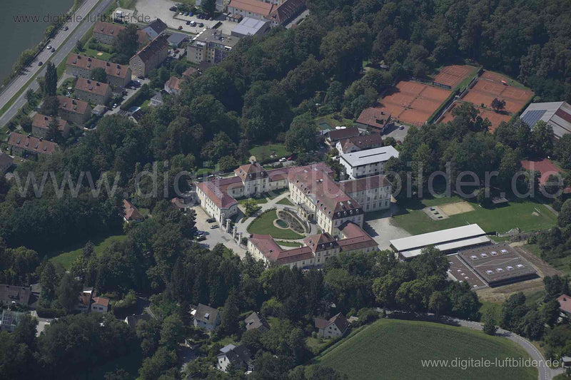 Luftaufnahme Schloss Freudenhain in Passau | Niederbayern, Bayern