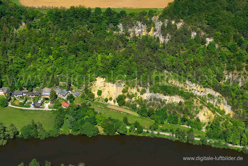 Luftaufnahme Naab in Pettendorf | Oberpfalz, Bayern