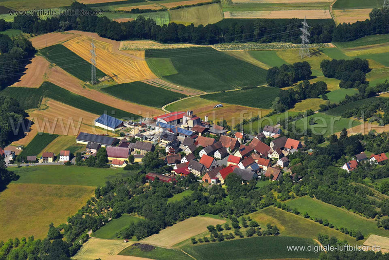 Luftaufnahme Elsenberg in Pinzberg | Oberfranken, Bayern