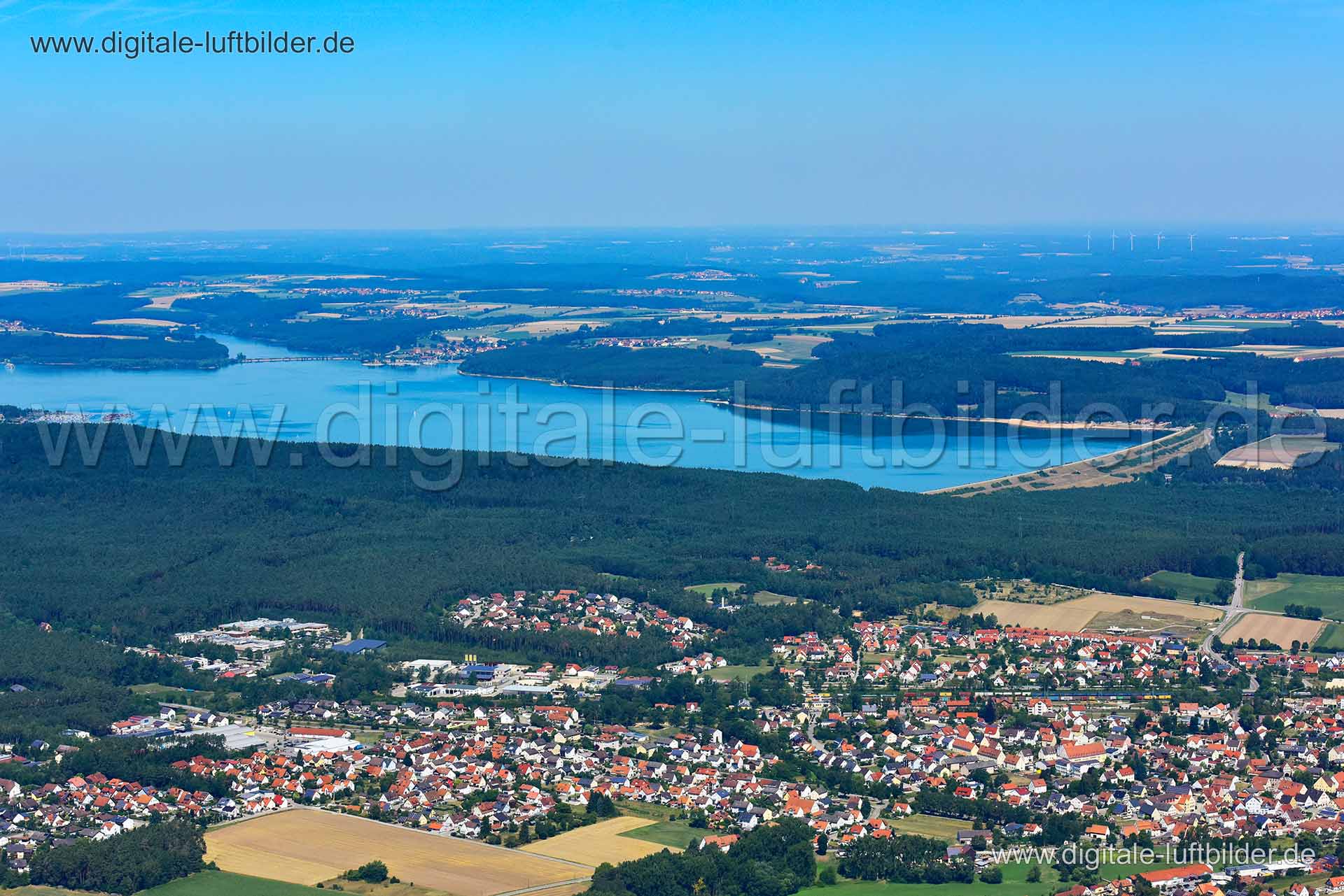 Luftaufnahme Brombachsee in Pleinfeld | Mittelfranken, Bayern
