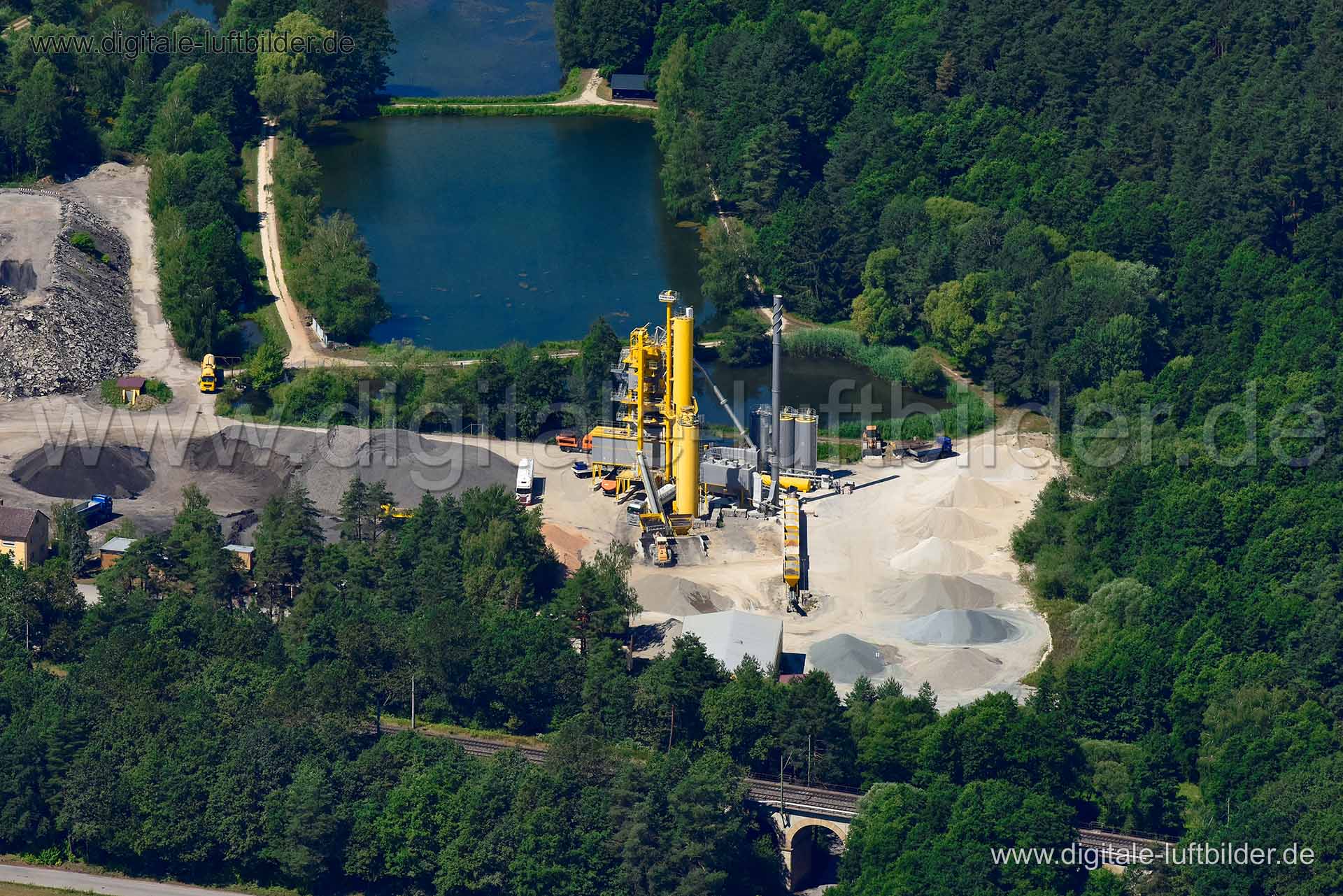 Luftaufnahme Firma Fiegel bei Pleinfeld in Pleinfeld | Mittelfranken, Bayern