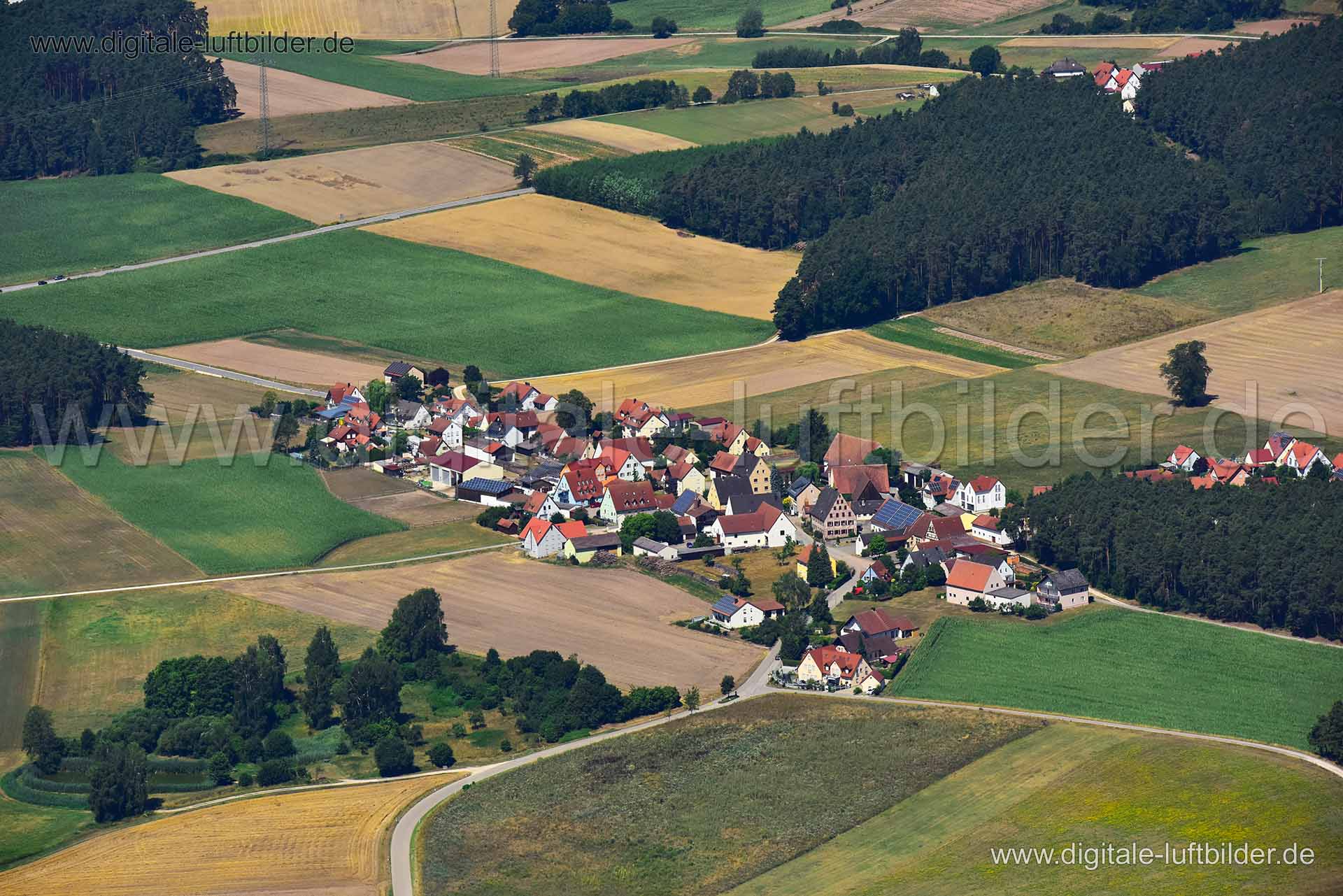 Luftaufnahme Hohenweiler in Pleinfeld | Mittelfranken, Bayern