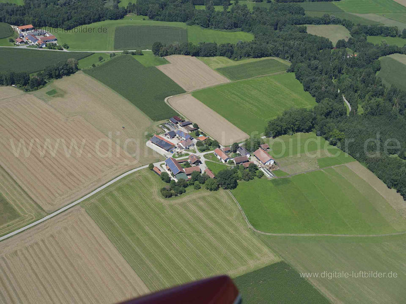 Luftaufnahme Holzhausen in Polling | Oberbayern, Bayern