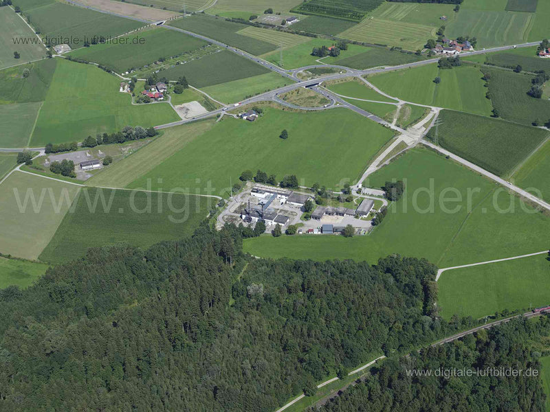 Luftaufnahme Erdgas-Untergrundspeicher Inzenham in Prutting | Oberbayern, Bayern