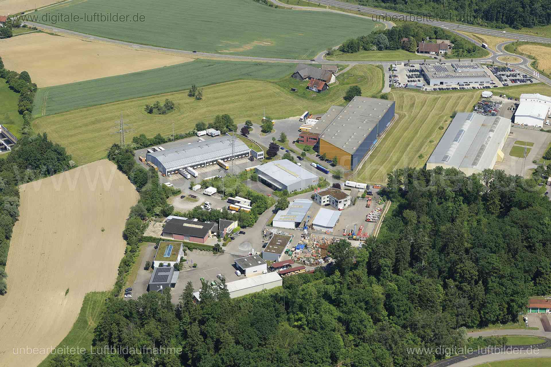 Luftaufnahme Gewerbegebiet Karrer in Ravensburg | Raensburg, Baden-Württemberg