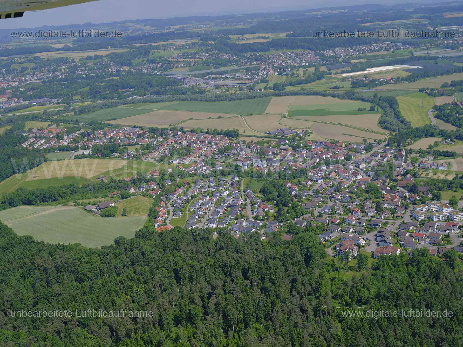 Luftaufnahme Oberzell in Ravensburg | Tübingen, Baden-Württemberg