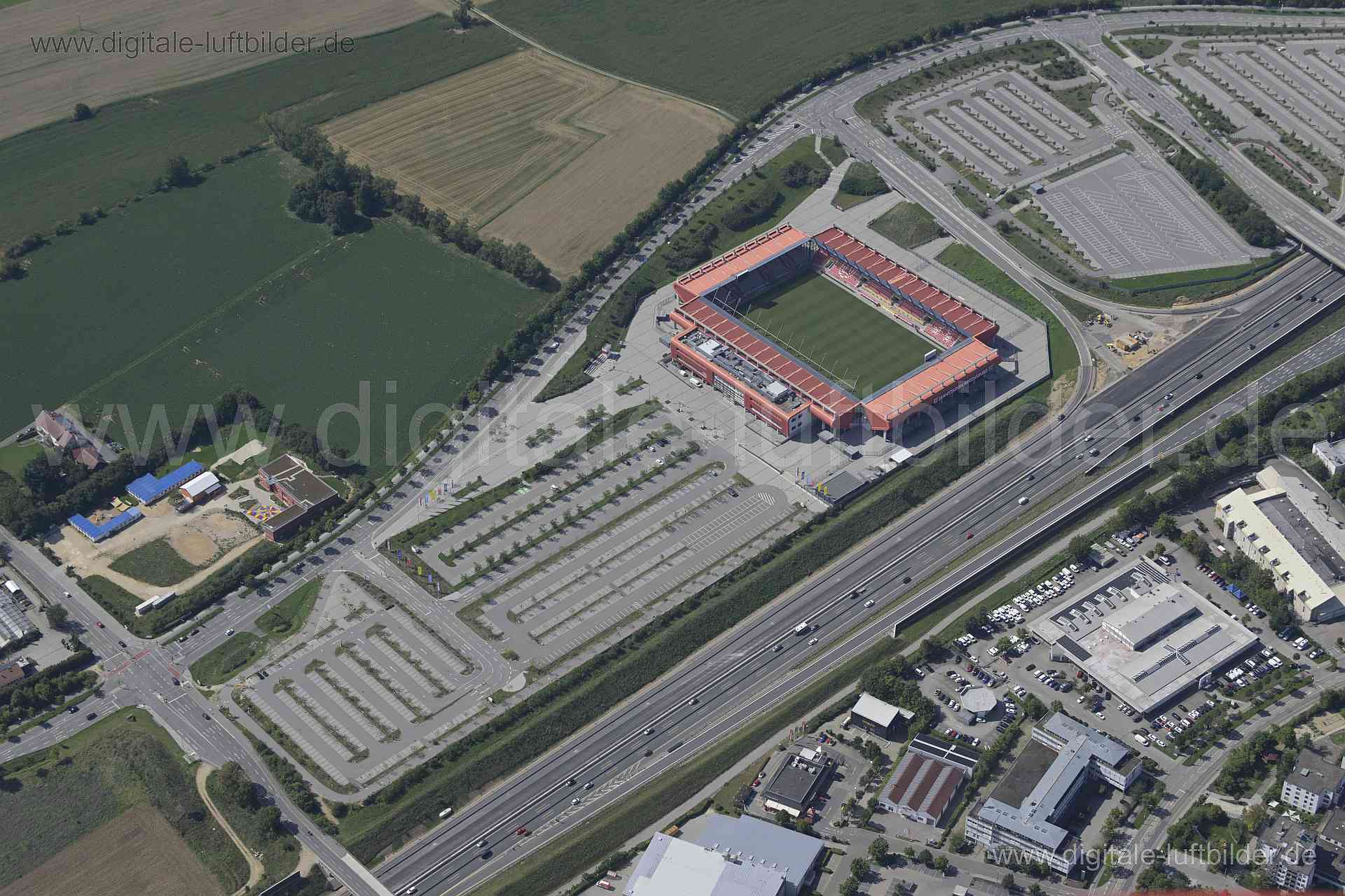 Luftaufnahme Jahnstadion Regenburg in Regensburg | Oberpfalz, Bayern