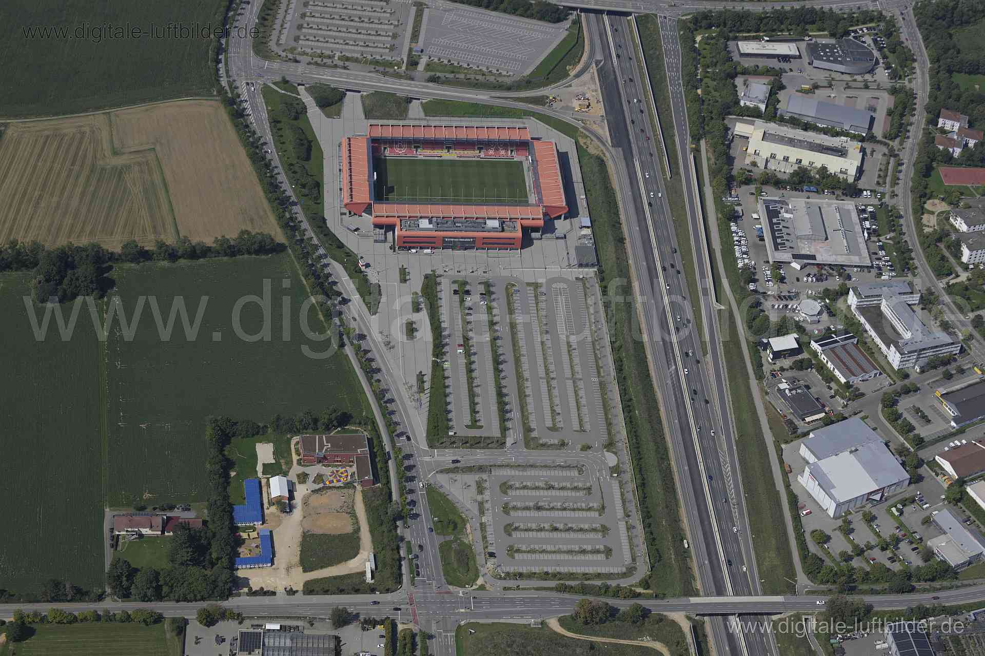 Luftaufnahme Jahnstadion Regenburg in Regensburg | Oberpfalz, Bayern