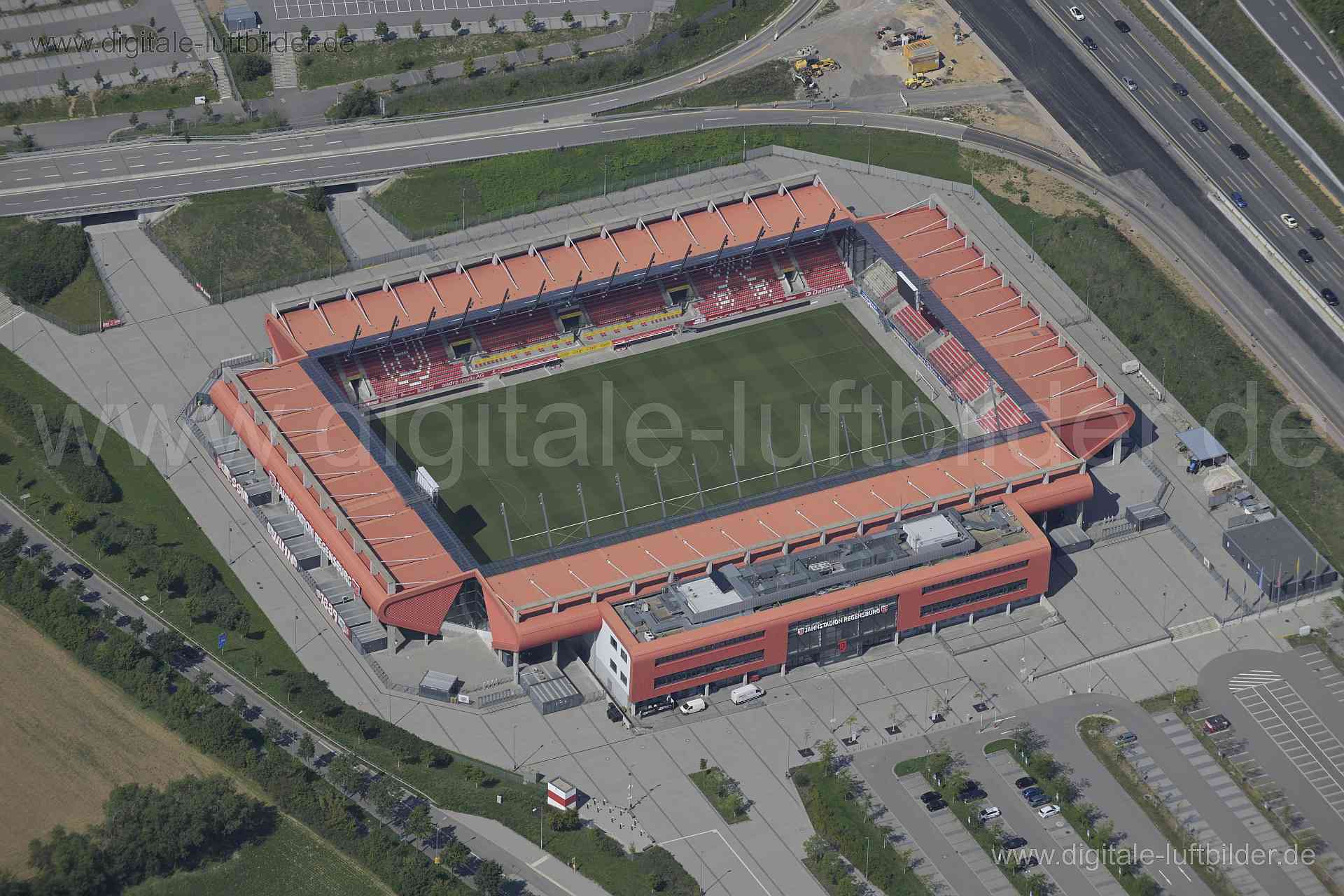 Luftaufnahme Jahnstadion Regenburg in Regensburg | Oberpfalz, Bayern