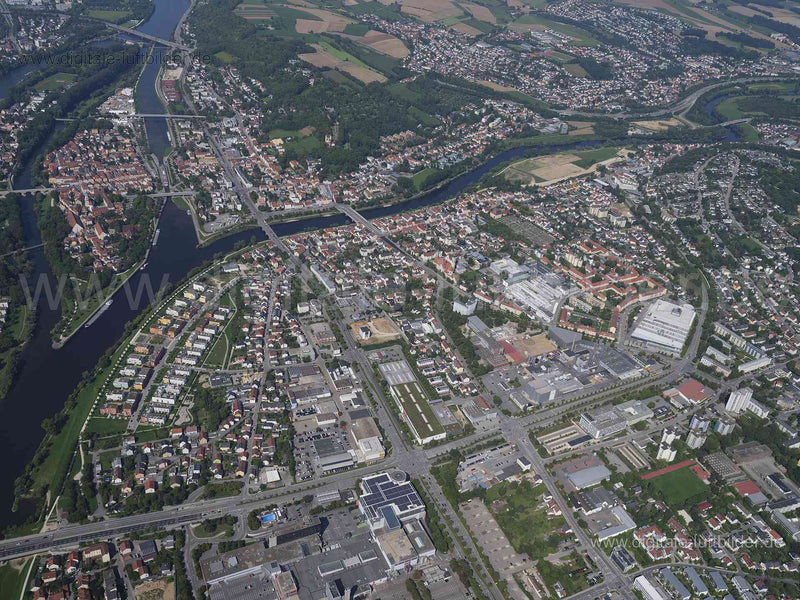 Luftaufnahme Regensburg in Regensburg | Oberpfalz, Bayern